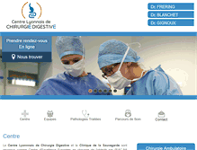 Tablet Screenshot of chirurgien-digestif.com